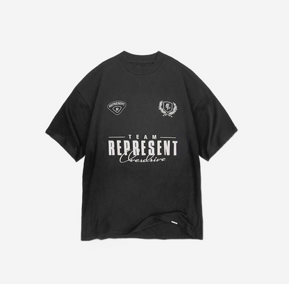 Represent World Championship T-Shirt - Stained Black