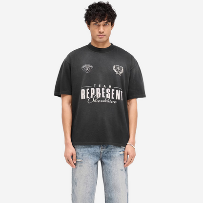 Represent World Championship T-Shirt - Stained Black