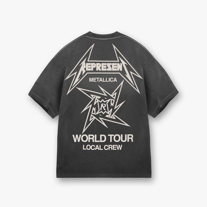 REPRESENT X METALLICA GREY T-SHIRT