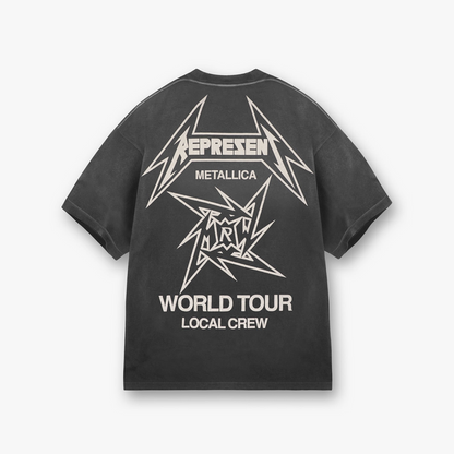 REPRESENT X METALLICA GREY T-SHIRT