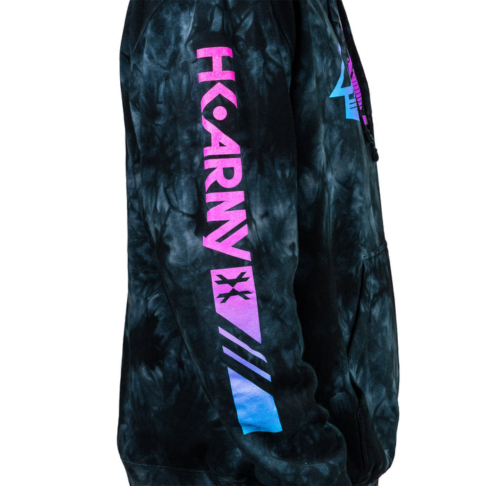 Retro Hoodie - Midnight Tie Dye