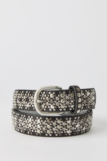 Rhinestone Studded Belt