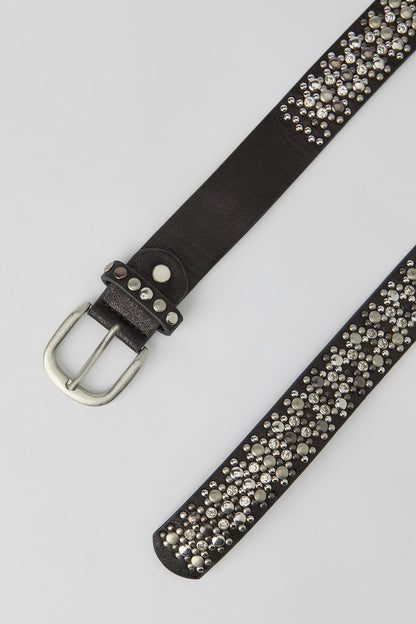 Rhinestone Studded Belt