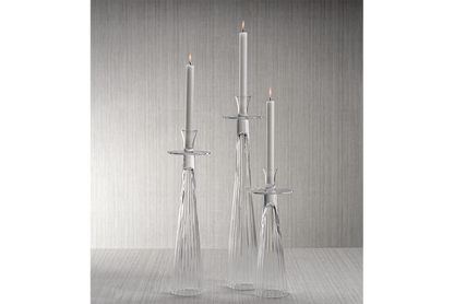 Ribbed Glass Taper