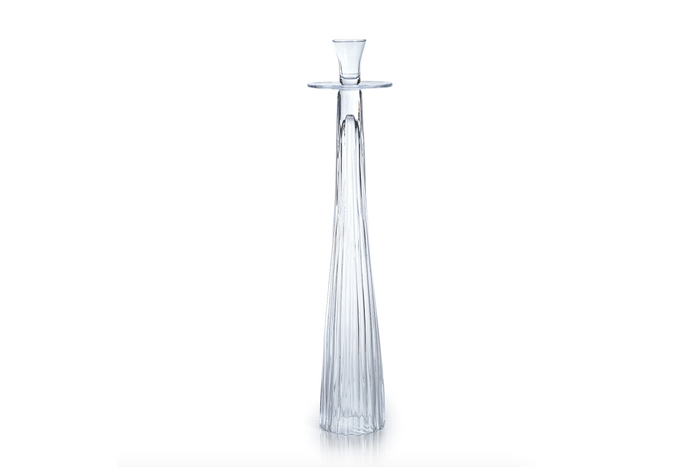 Ribbed Glass Taper