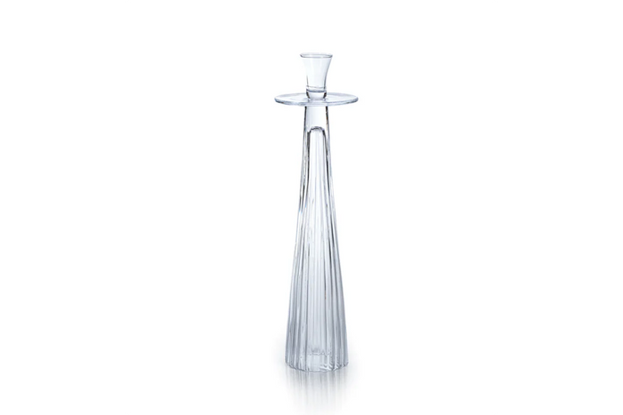 Ribbed Glass Taper