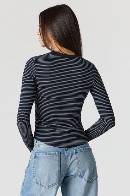 Ribbed Long Sleeve Top
