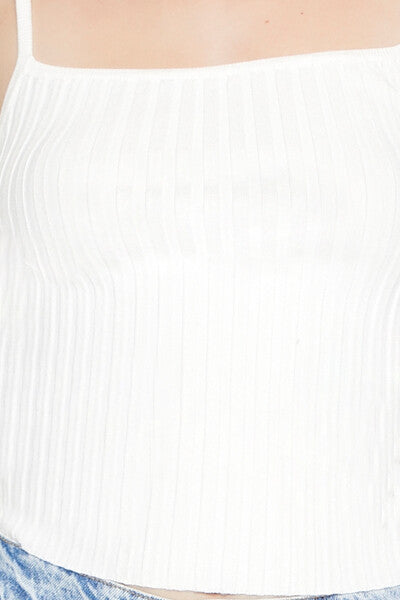 Ribbed Sweater-Knit Cami