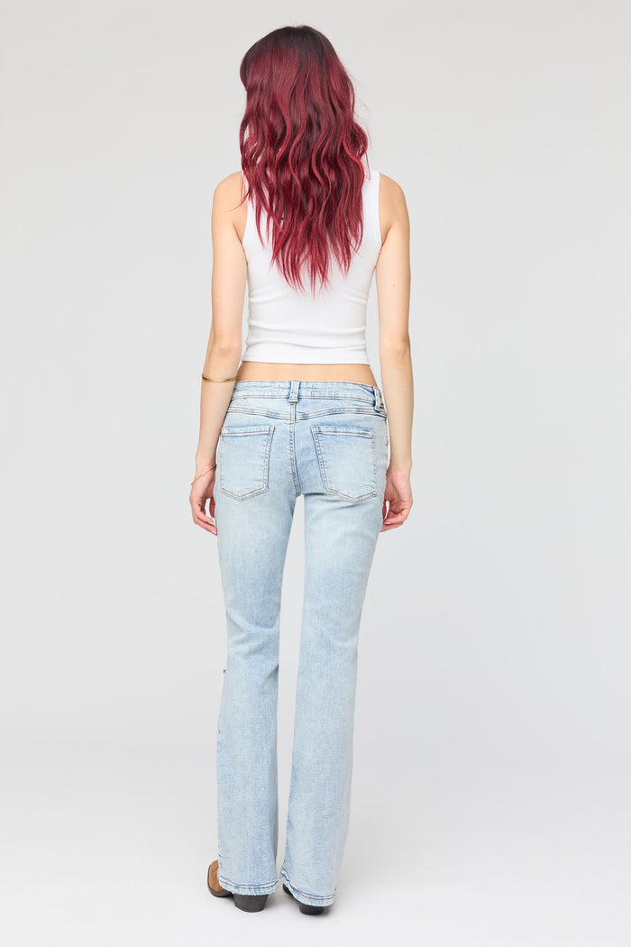 Ripped Baggy Flare Jean
