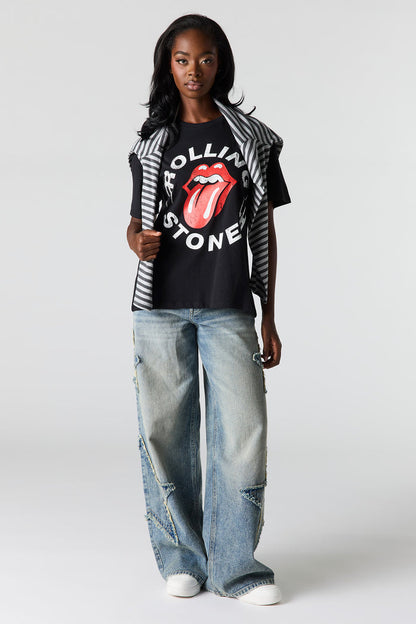 Rolling Stones Graphic Boyfriend T-Shirt
