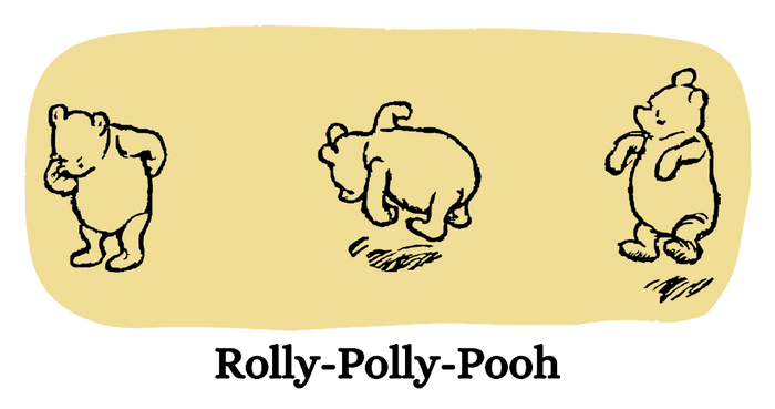 🧸 Rolly-Polly Pooh Onesie 🍯 Unisex Onesie ✨ A classic tale for a cuddly baby! - Whippie's