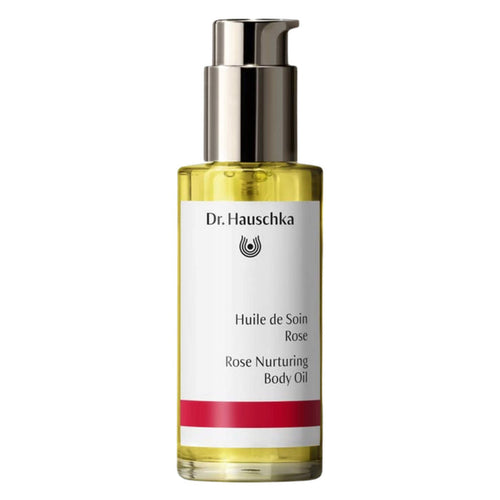 Bottle of Dr. Hauschka Rose Nurturing Body Oil 75ml