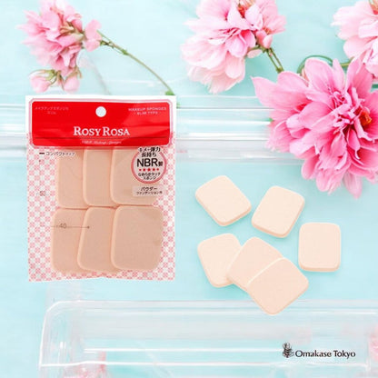 ROSY ROSA Makeup Sponge N (Slim, 6P)
