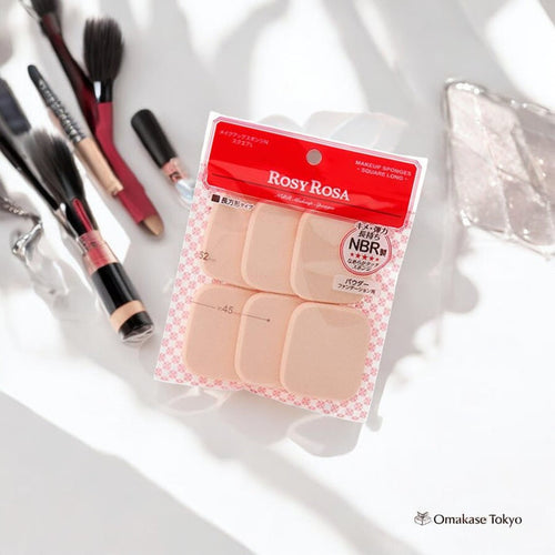 ROSY ROSA Makeup Sponge N (Square L, 6P)