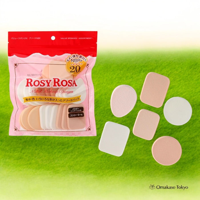 ROSY ROSA Value Sponge Assortment NBR 20P