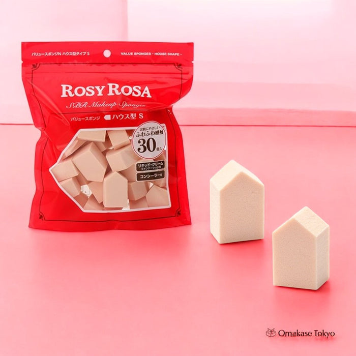 ROSY ROSA Value Sponge N - House Shape S 30P
