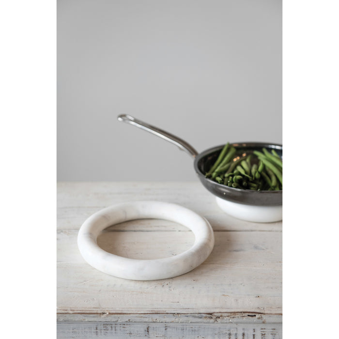 Round Marble Trivet