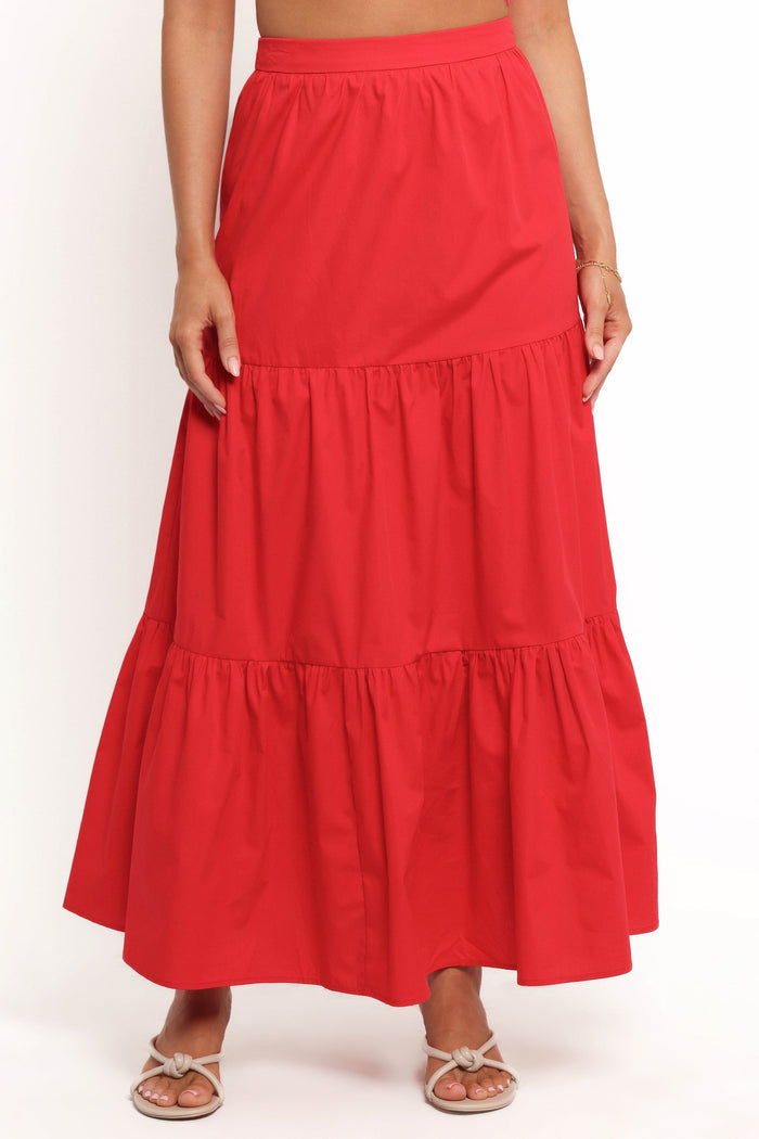 Petal and Pup USA SETS Roxia Skirt Set - Red