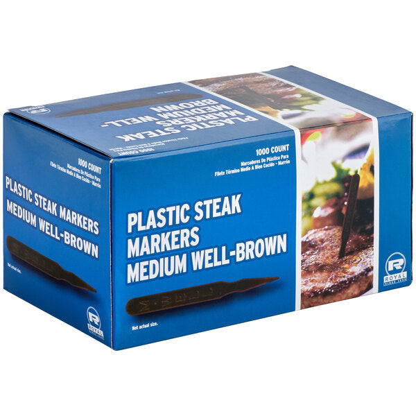 Royal Paper Products - Brown Medium Well Steak Marker, 1000/bx - RP145D