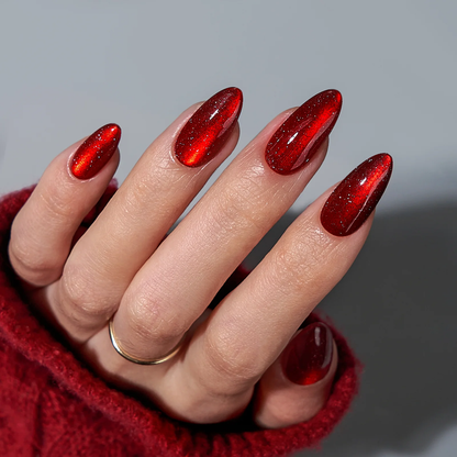 Ruby Sparkle | Medium Almond | SALON PRESS™