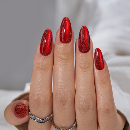 Ruby Sparkle | Medium Almond | SALON PRESS™