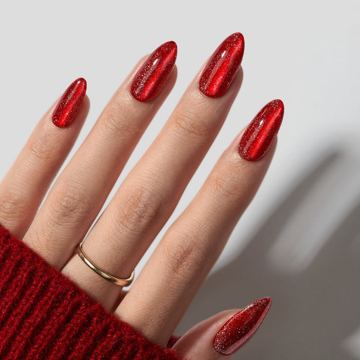 Ruby Sparkle | Medium Almond | SALON PRESS™