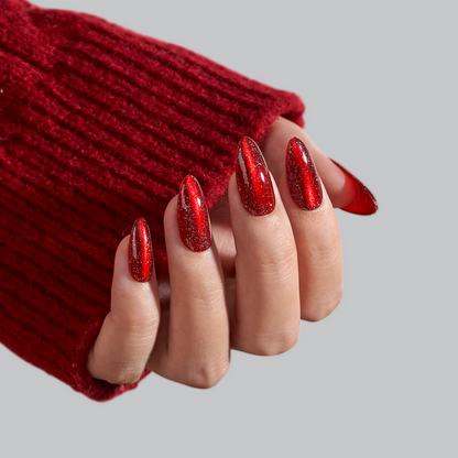 Ruby Sparkle | Medium Almond | SALON PRESS™