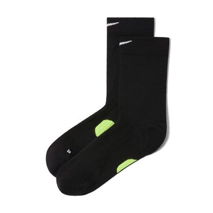 Nike Running Midweight Run Crew Socks - Black/Smoke Grey/White