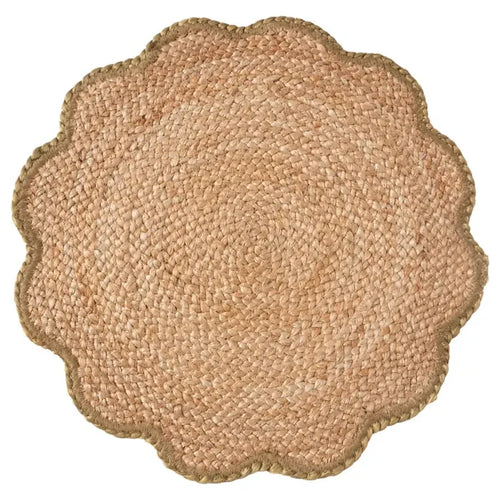 Sage Trimmed Natural Jute Placemat