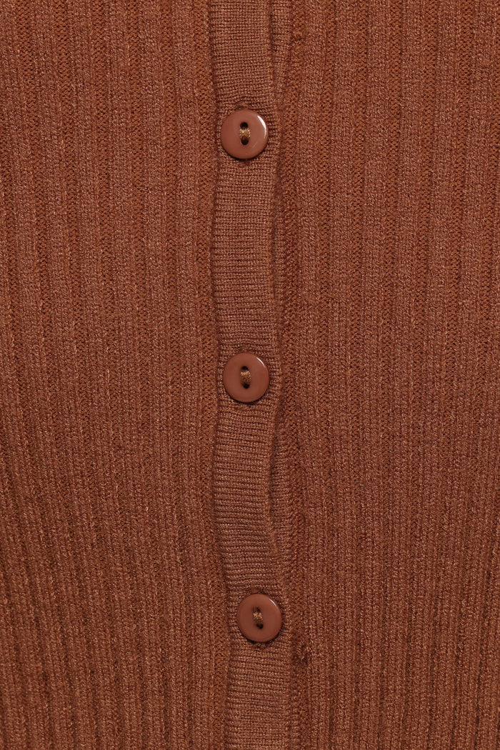 Petal and Pup USA TOPS Sakuna Long Sleeve Top - Cognac