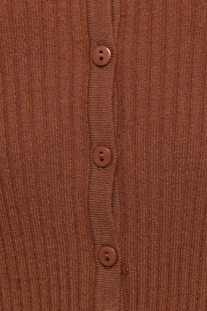 Petal and Pup USA TOPS Sakuna Long Sleeve Top - Cognac
