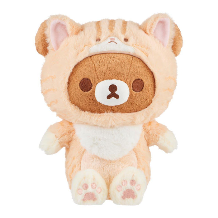 San-X Original Chairoikoguma Sitting Cat Costume Plush