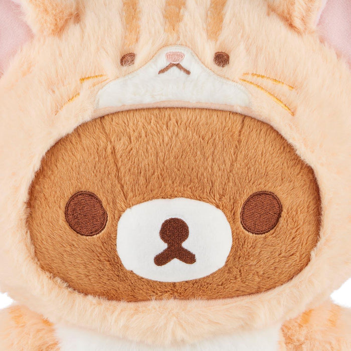 San-X Original Chairoikoguma Sitting Cat Costume Plush