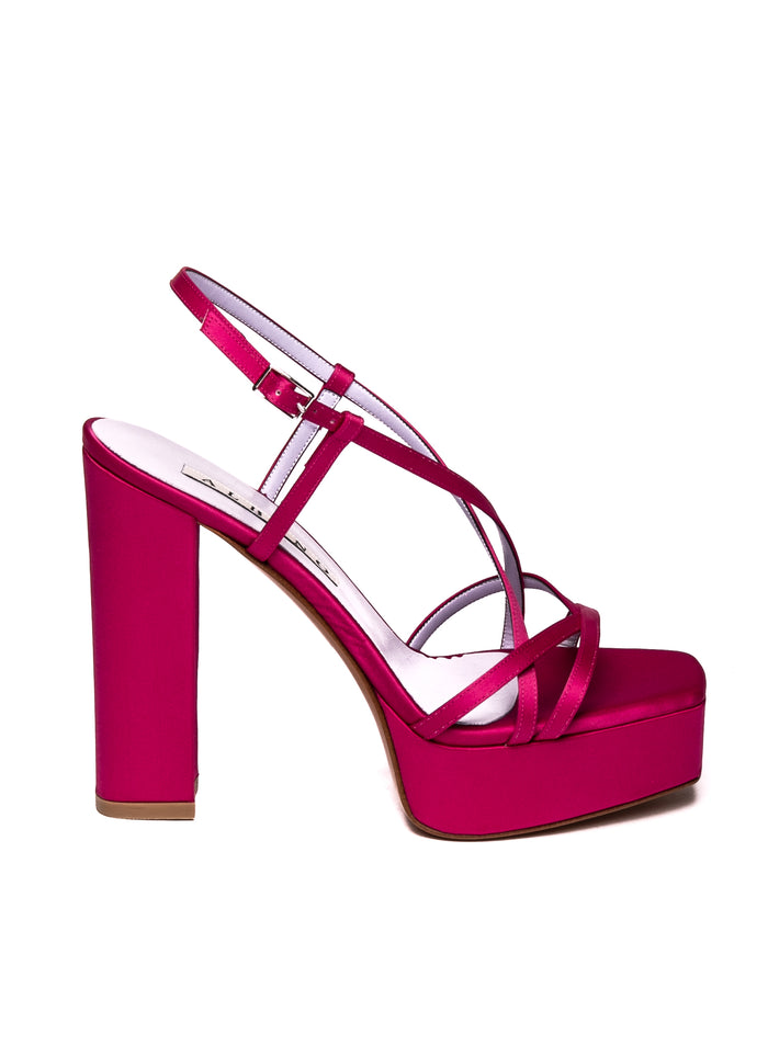 ALBANO Sandalo raso 3267 fuxia 3267 RASO-FUXIA