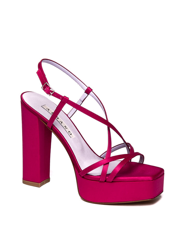 ALBANO Sandalo raso 3267 fuxia 3267 RASO-FUXIA