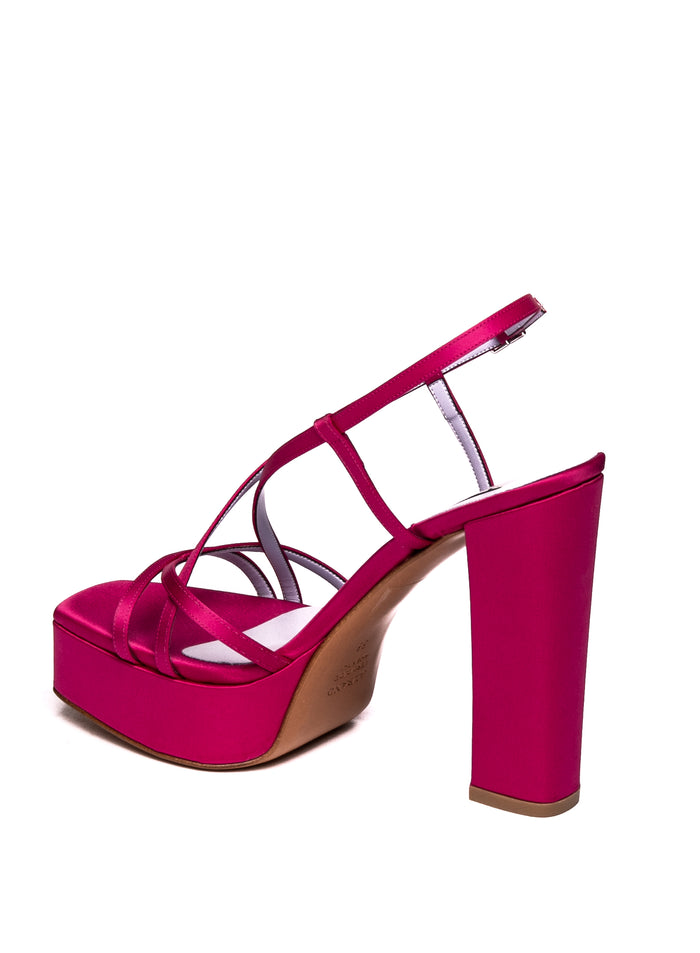 ALBANO Sandalo raso 3267 fuxia 3267 RASO-FUXIA
