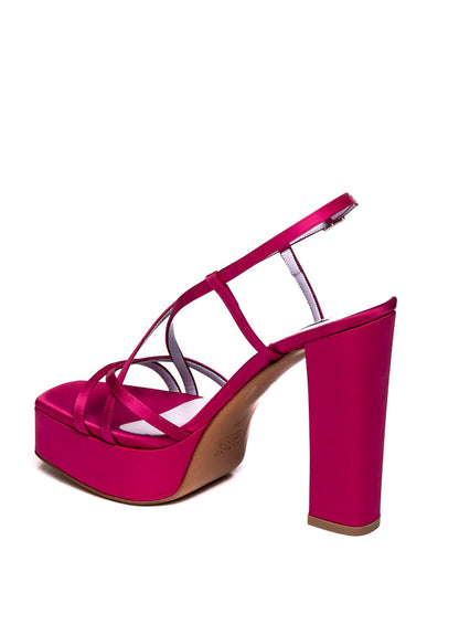ALBANO Sandalo raso 3267 fuxia 3267 RASO-FUXIA