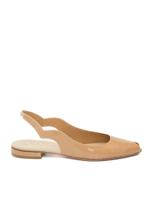 VINCENT VEGA Sandalo vernice nude CADIZ D20 VERN-BEIGE