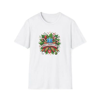 Santa's Favorite EMT Unisex Tee 🚑🎅 - Whippie's
