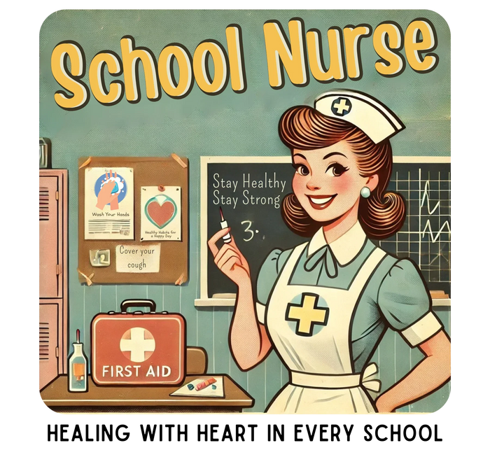 School Nurse Hero Tee - Healing with Heart in Every School