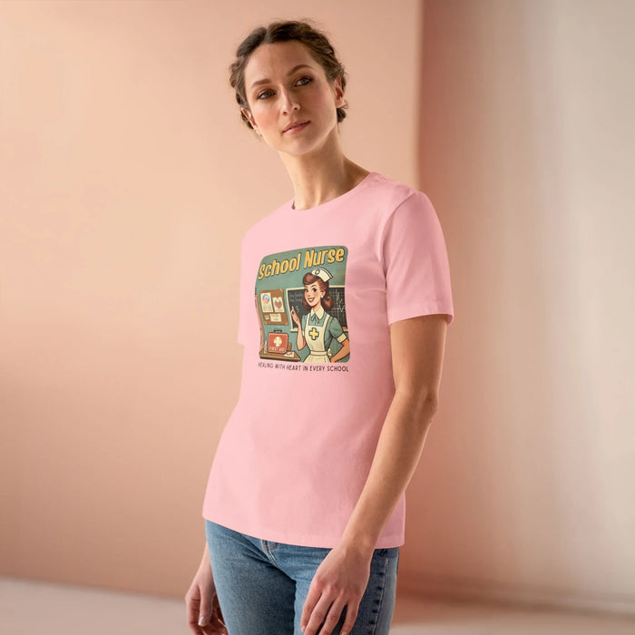 School Nurse Hero Tee - Healing with Heart in Every School