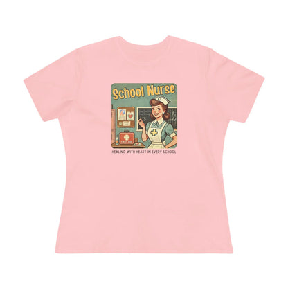 School Nurse Hero Tee - Healing with Heart in Every School