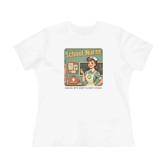 School Nurse Hero Tee - Healing with Heart in Every School