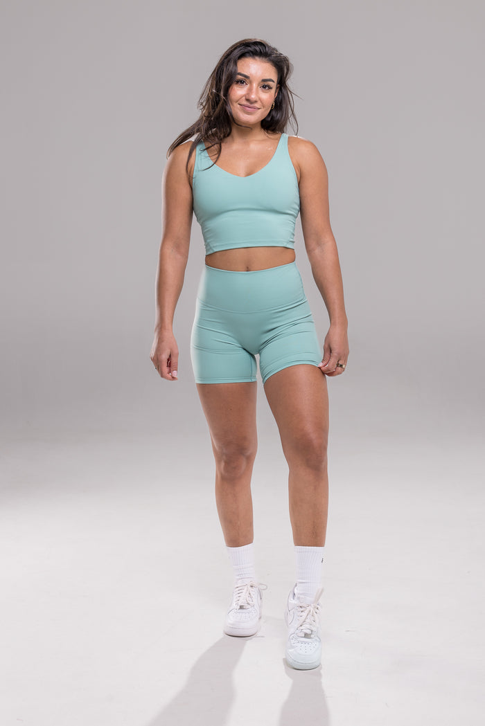 Seamless V Short - Sea Green