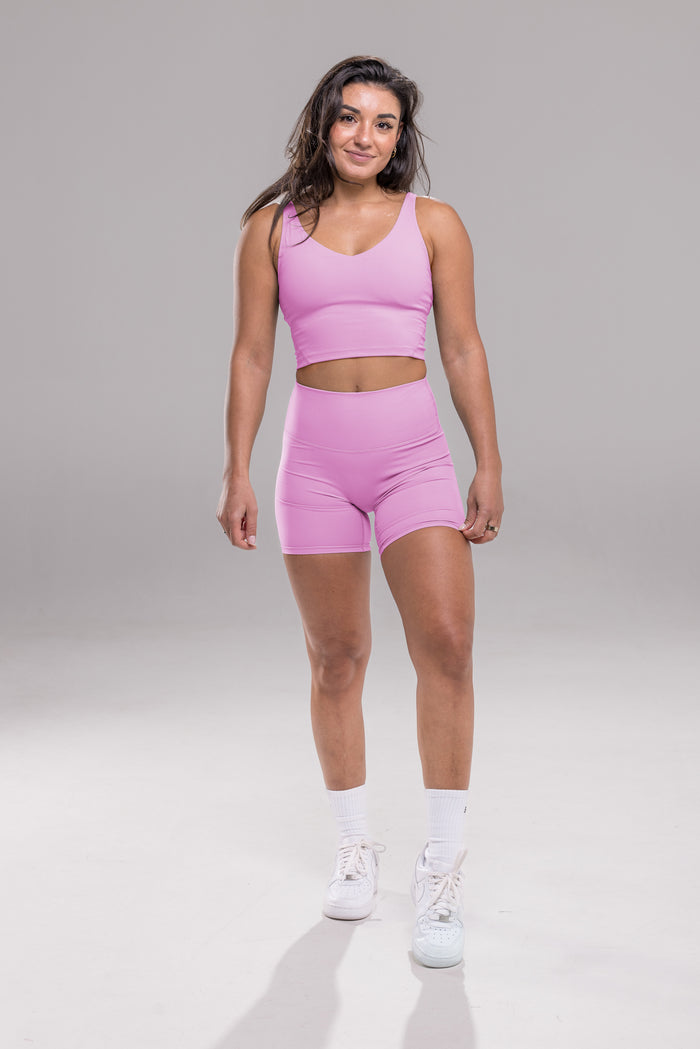 Seamless V Short - Strawberry Cream