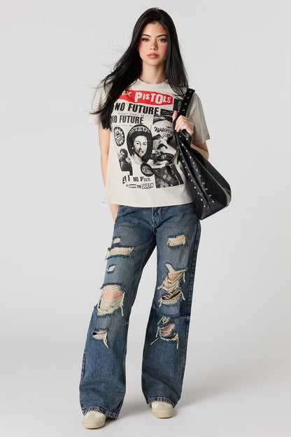 Sex Pistols Graphic Boyfriend T-Shirt