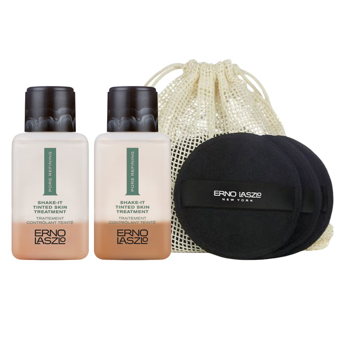 Shake-It Tinted Skin Treatment Duo Set - Neutral + Medium