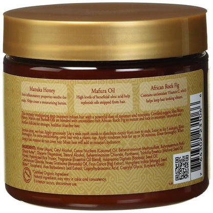 Sheamoisture Manuka Honey &Mafura Oil Intensive Hydration Treatment Masque, 12 Oz