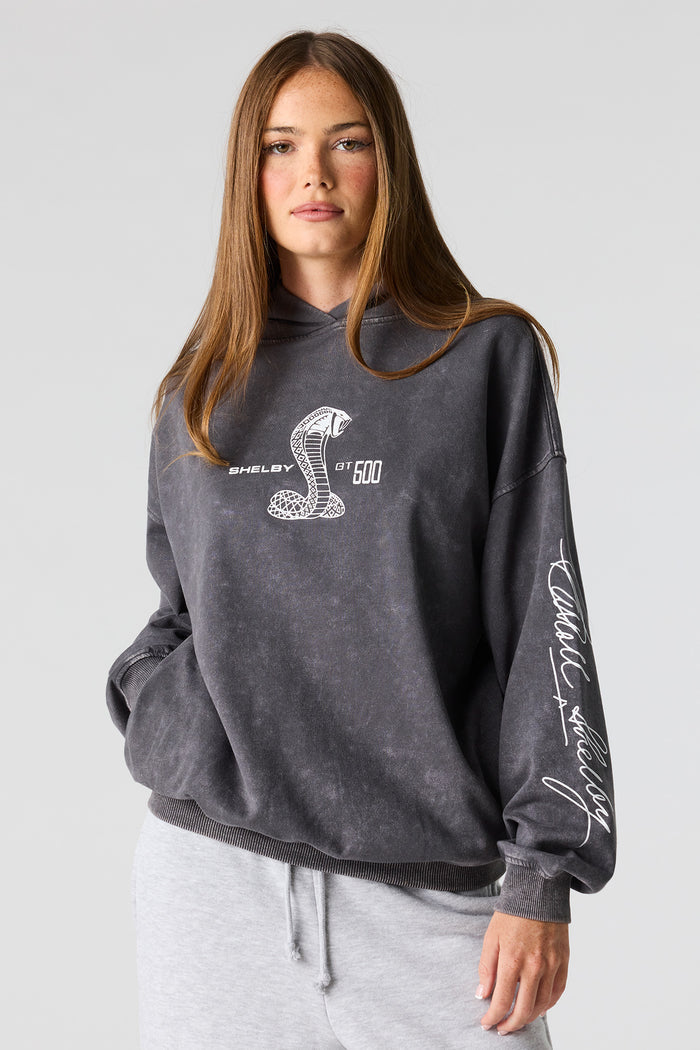 Shelby Cobra Washed Fleece Hoodie