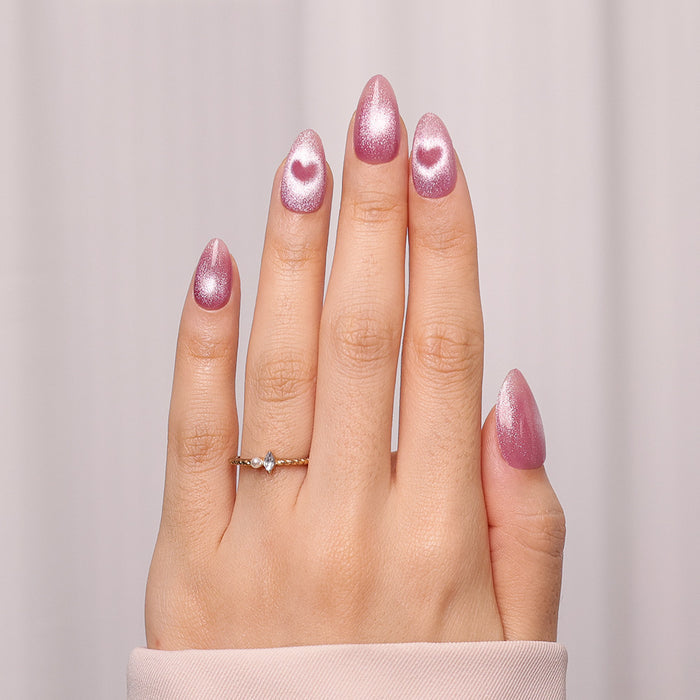 Shimmer Love | Short Almond | SALON PRESS™
